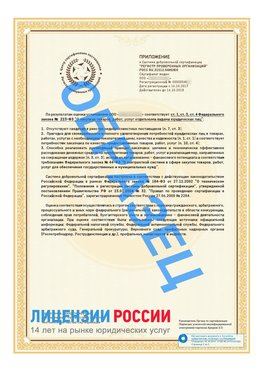 Образец сертификата РПО (Регистр проверенных организаций) Страница 2 Прохладный Сертификат РПО